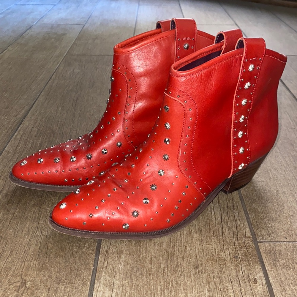 Sam Edelman Brian Cowboy Ankle Boots